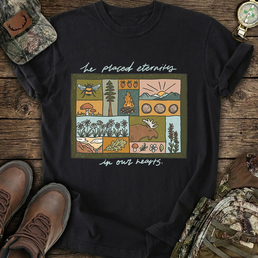 Nature Forest Moose T-Shirt product image 3