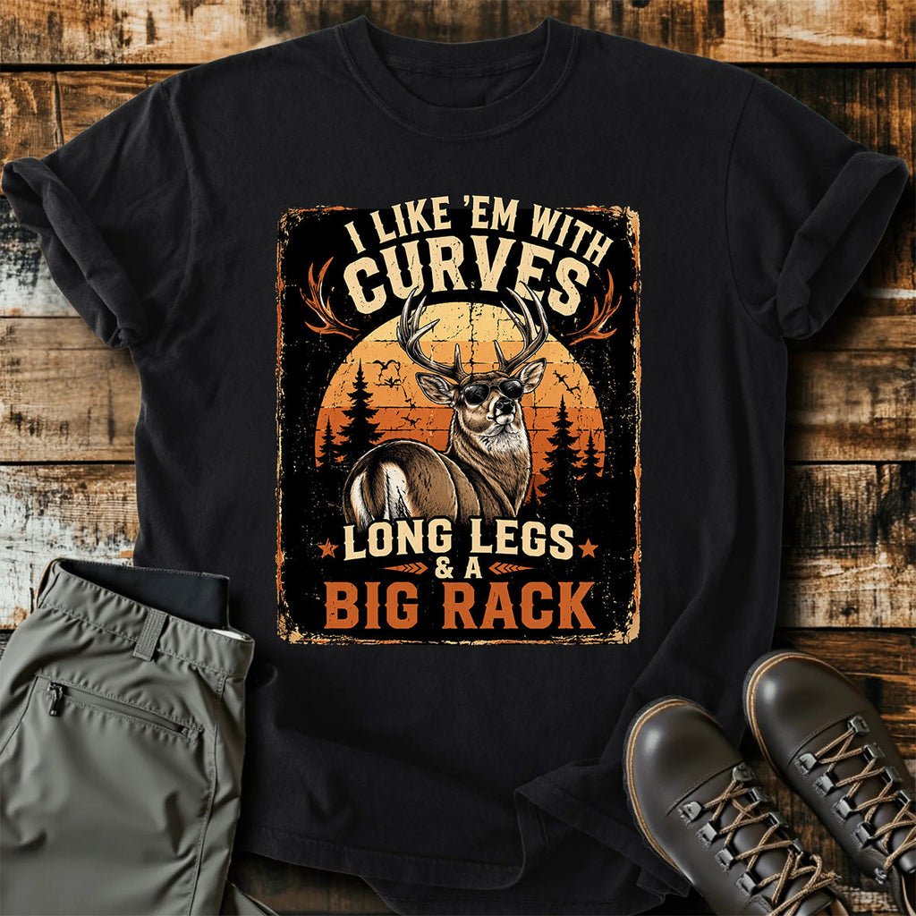 Big Rack Buck Hunting Joke T-Shirt product image 1