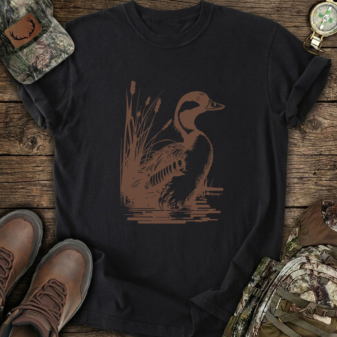 Duck Hunting Vintage T-Shirt product image 4