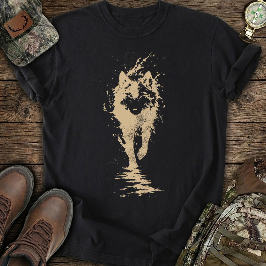 Running Wolf Spirit T-Shirt product image 1
