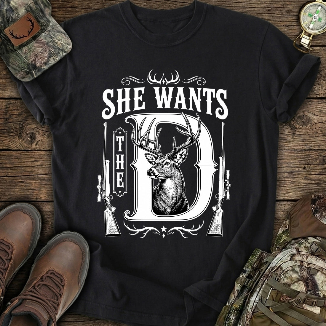 Funny Deer Hunting T-Shirt product image 1