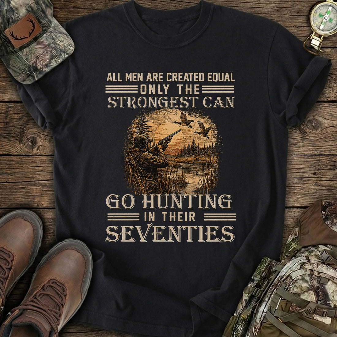Personalized Seventy Hunt Strength T-Shirt product image 2