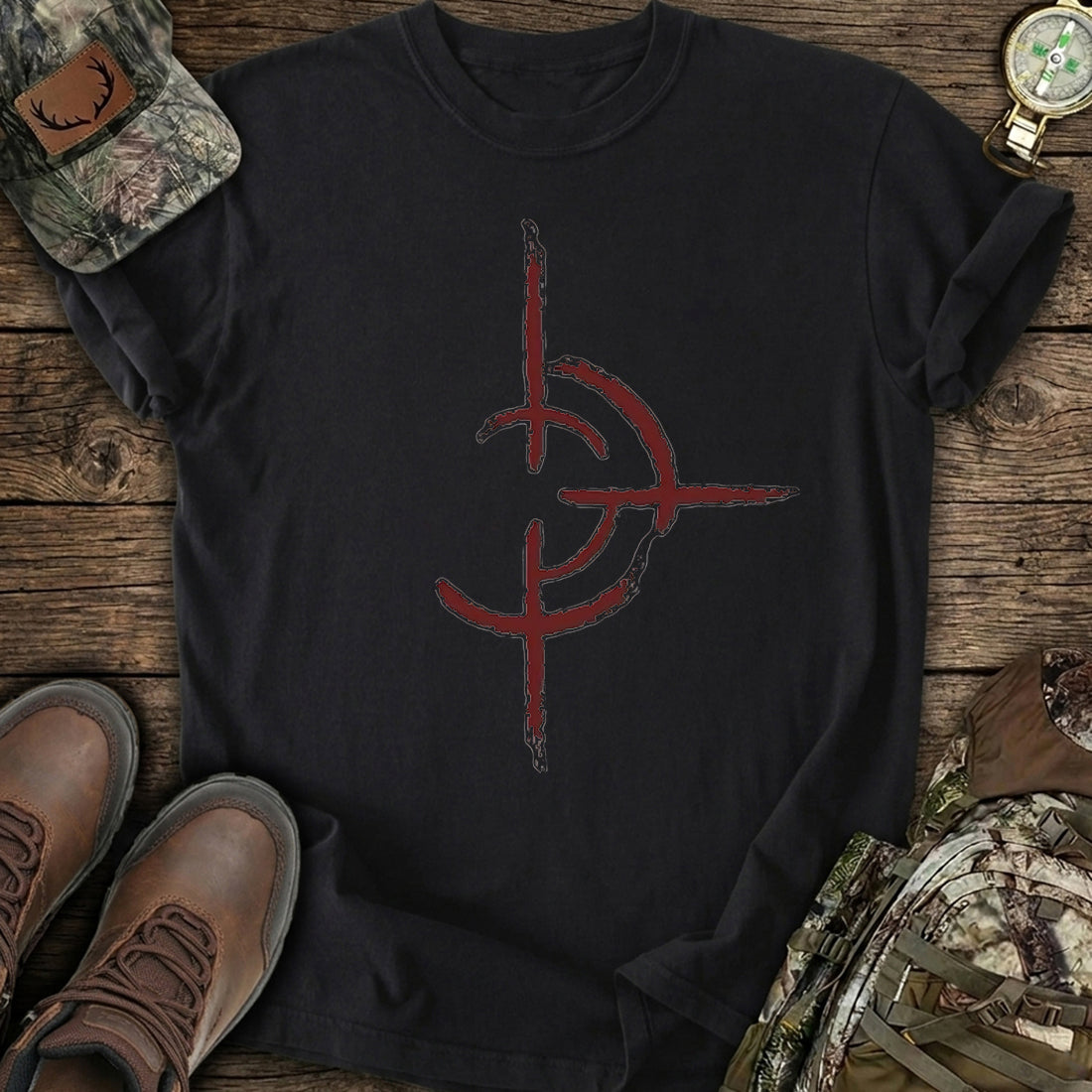 Crimson Crosshair T-Shirt product image 1