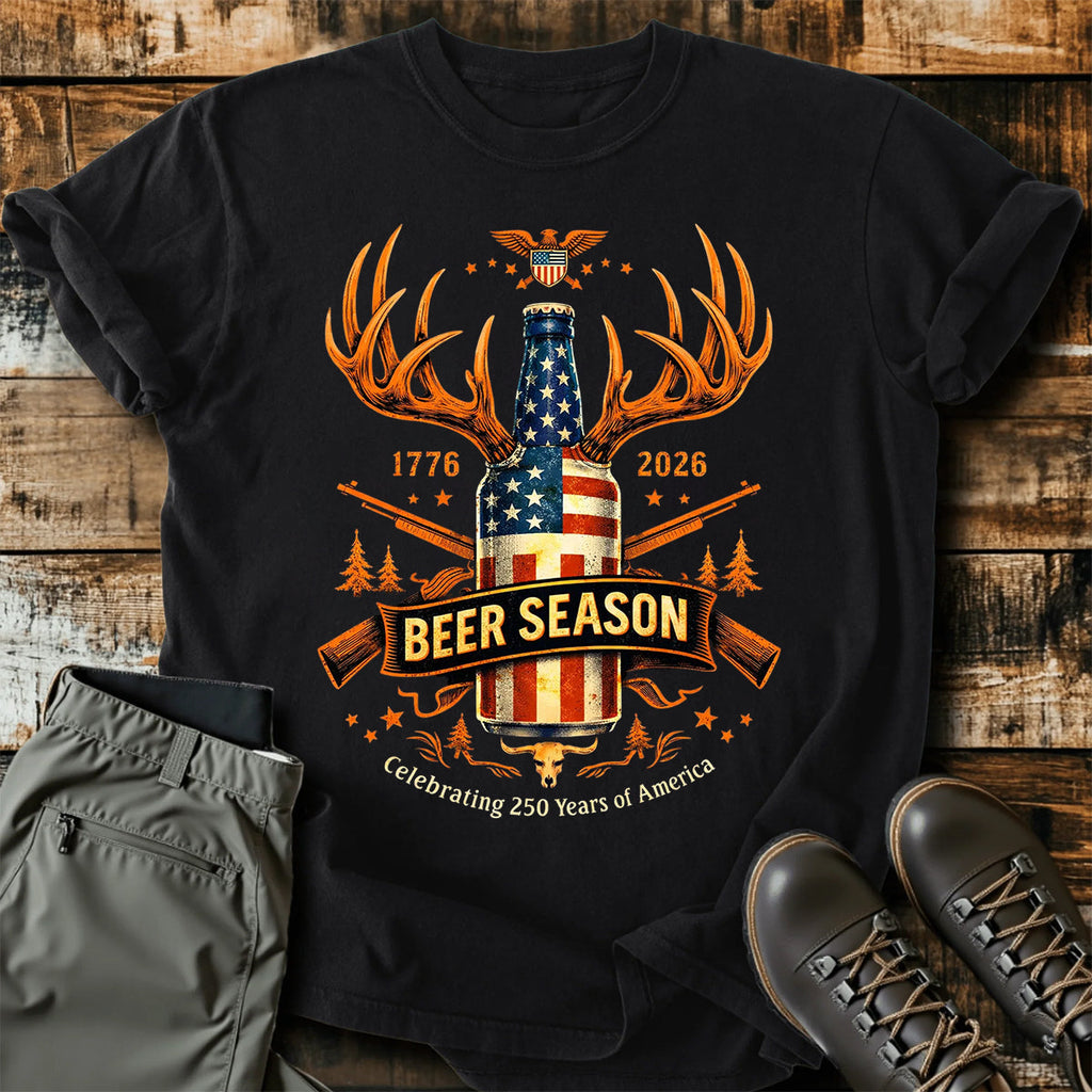 Beer Season USA Hunting T-Shirt product image 1
