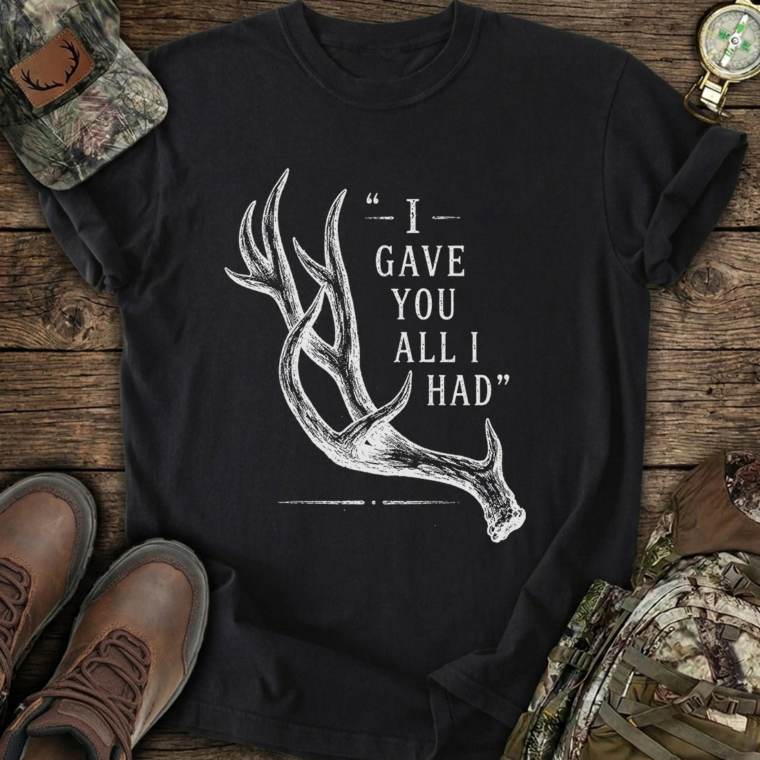 Deer Antler Hunter T-Shirt product image 2