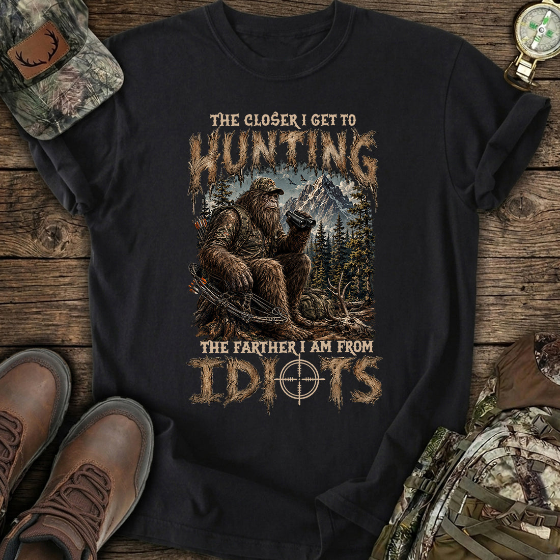 Bigfoot Hunter Spirit T-Shirt product image 1