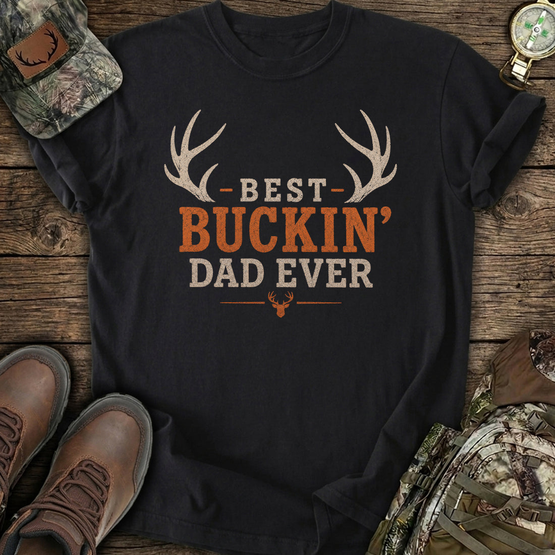 Buckin’ Proud Dad T-Shirt product image 1