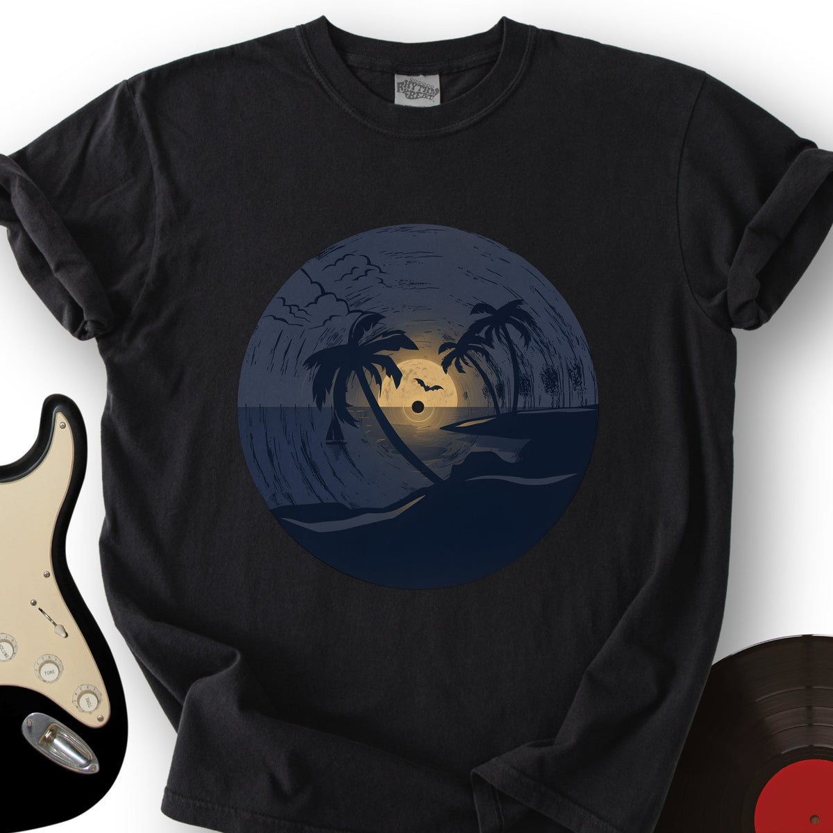 Moonlit Shoreline Spin T-Shirt product image 4