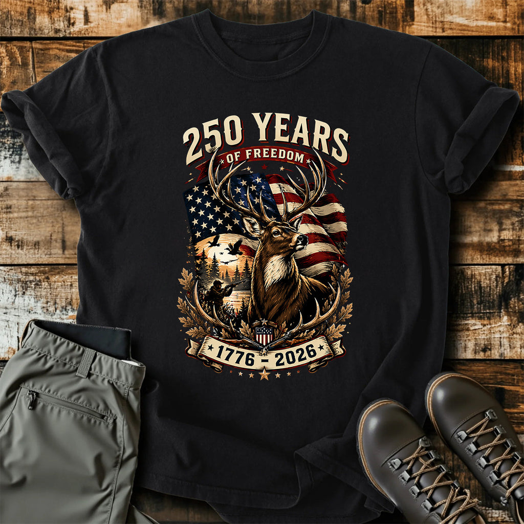 250 Years Deer USA T-Shirt product image 3