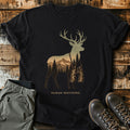 Deer Hunter Human Watching T-Shirt product image 1