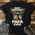 Best Buckin Papa Ever T-Shirt product image 1