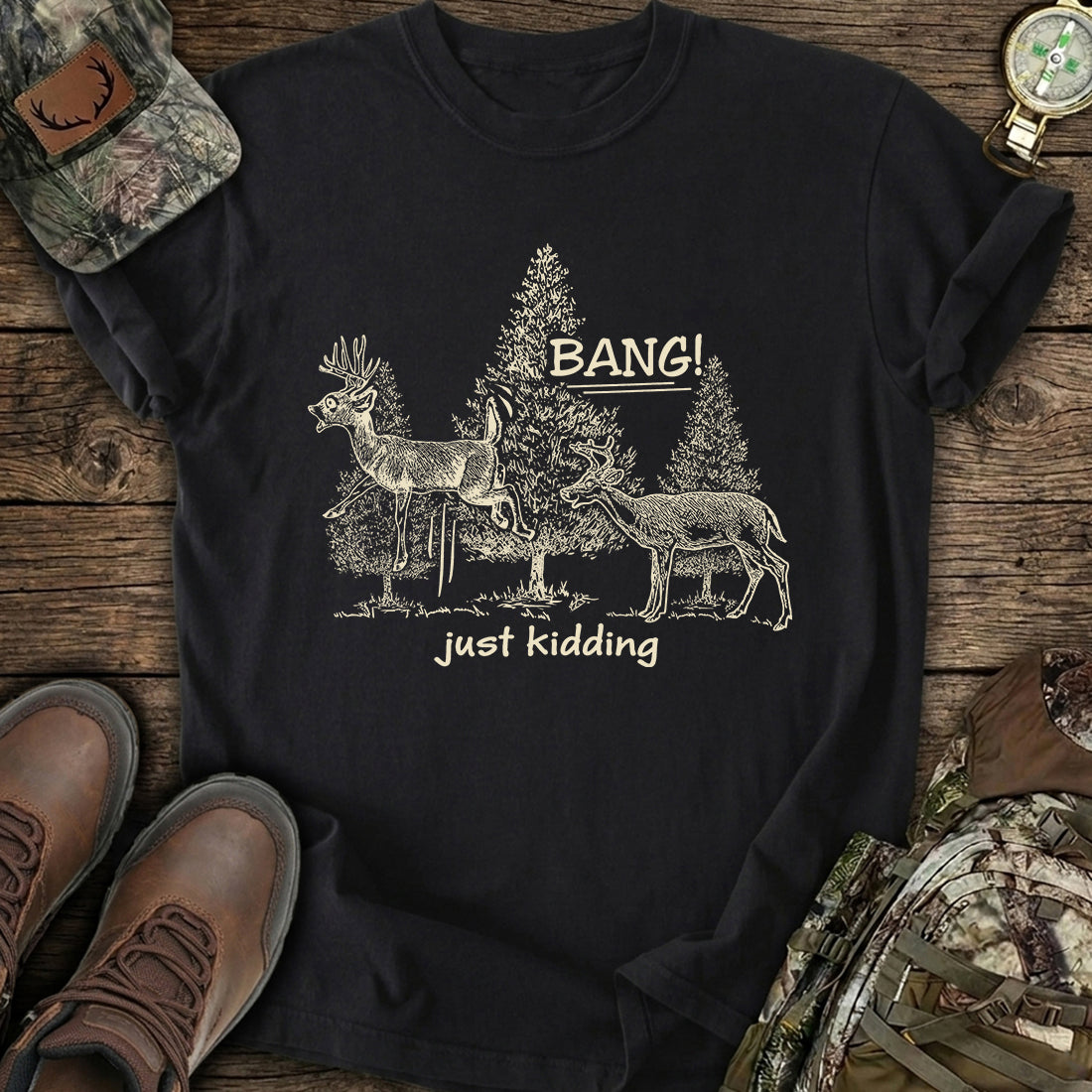 Just Kidding Deer T-Shirt product image 2