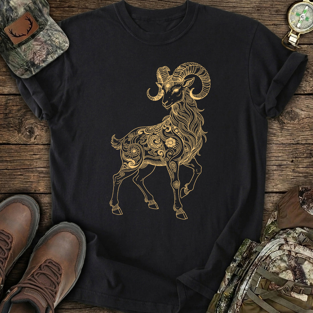 Golden Ram Spirit T-Shirt product image 1