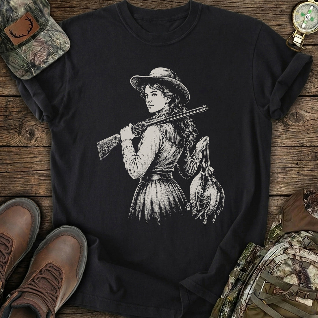 Prairie Queen Duck Hunt T-Shirt product image 1