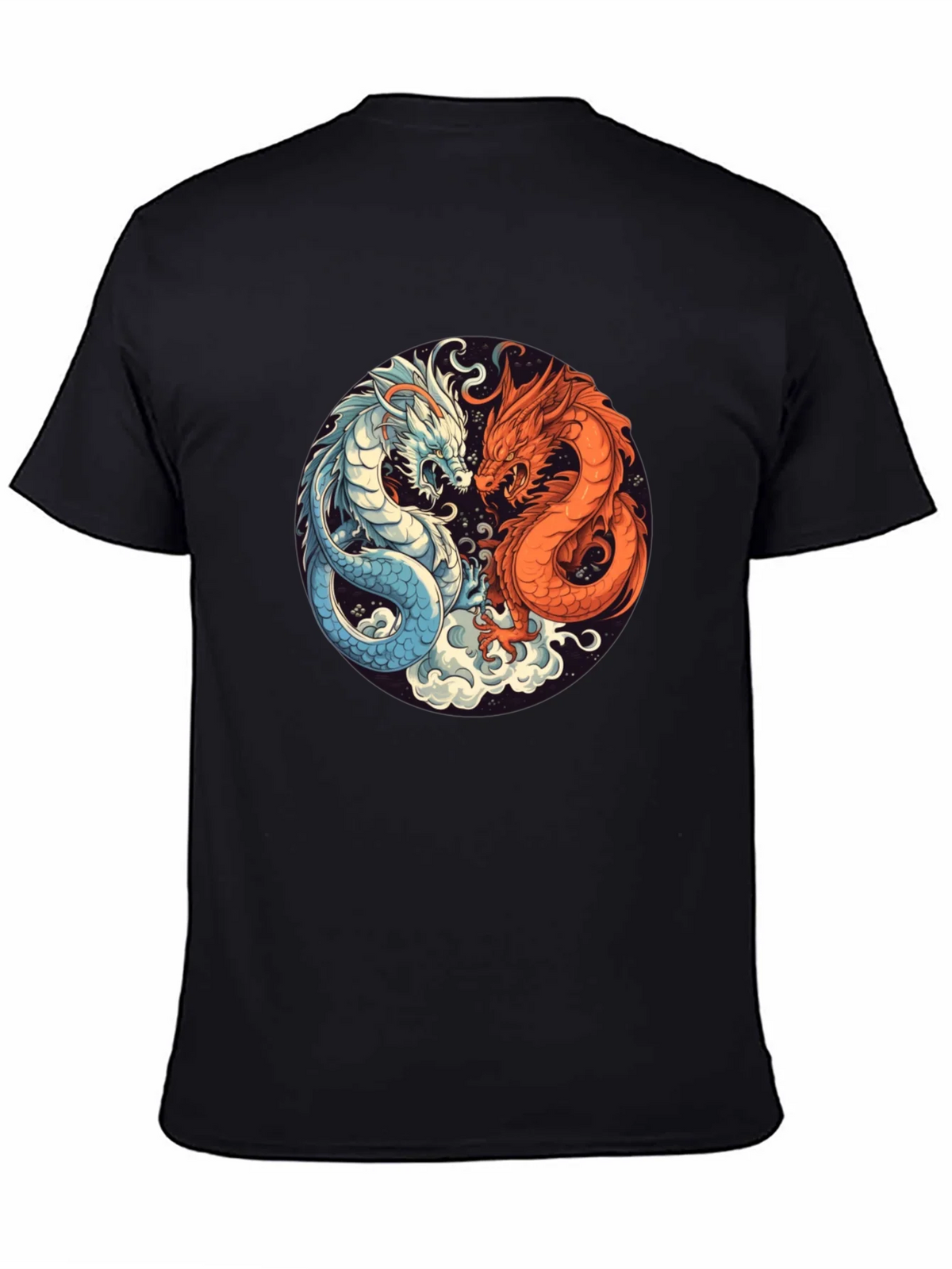 Yin Yang Dragon Graphic Tee product image 2
