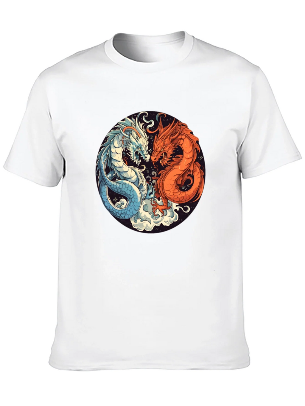 Yin Yang Dragon Graphic Tee product image 5