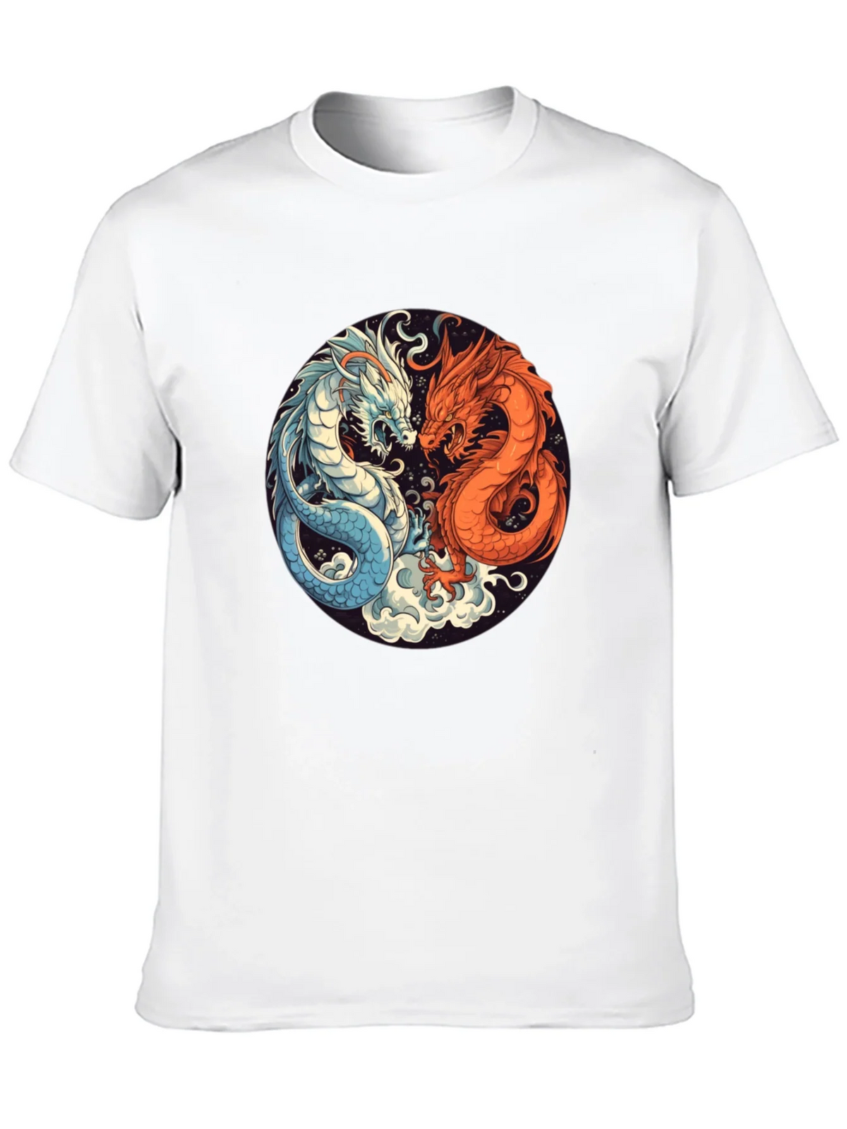 Yin Yang Dragon Graphic Tee product image 5