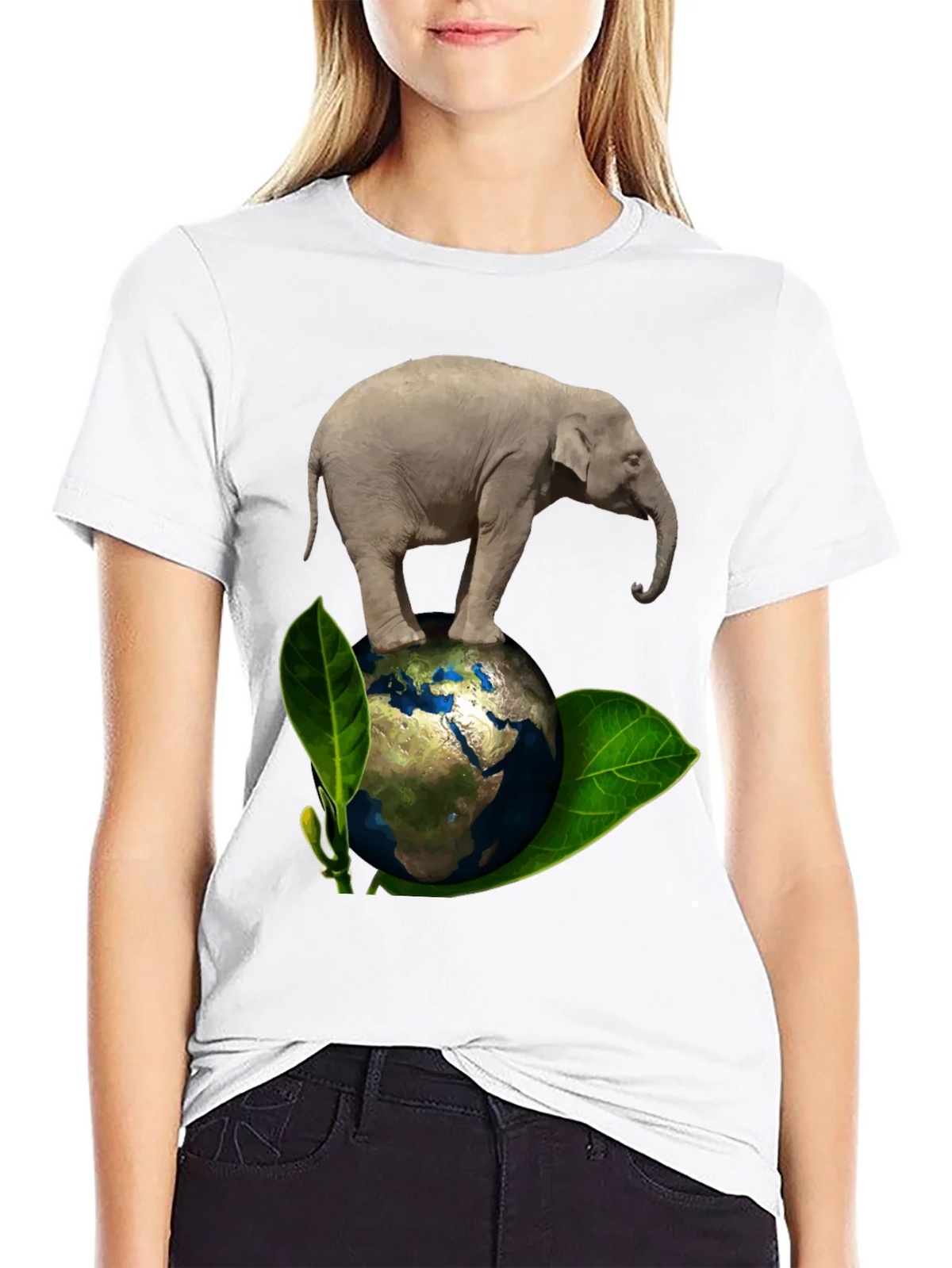 Elephant on Earth Graphic Tee product image 8