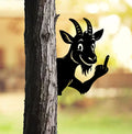 Funny Goat Metal Sign WITH LED/WITHOUT LED - Hilarious Farm Yard Decor