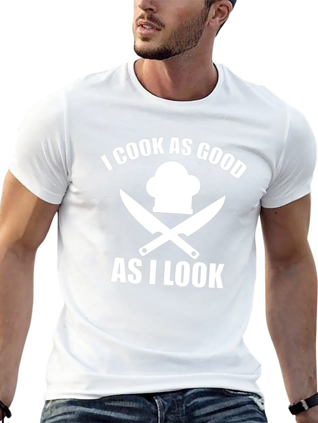 I Cook As Good As I Look Chef T-Shirt product image 12