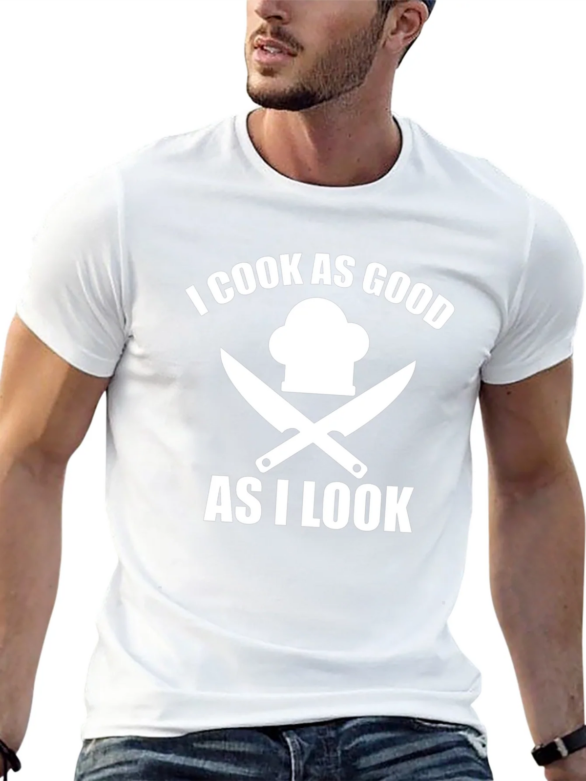 I Cook As Good As I Look Chef T-Shirt product image 12