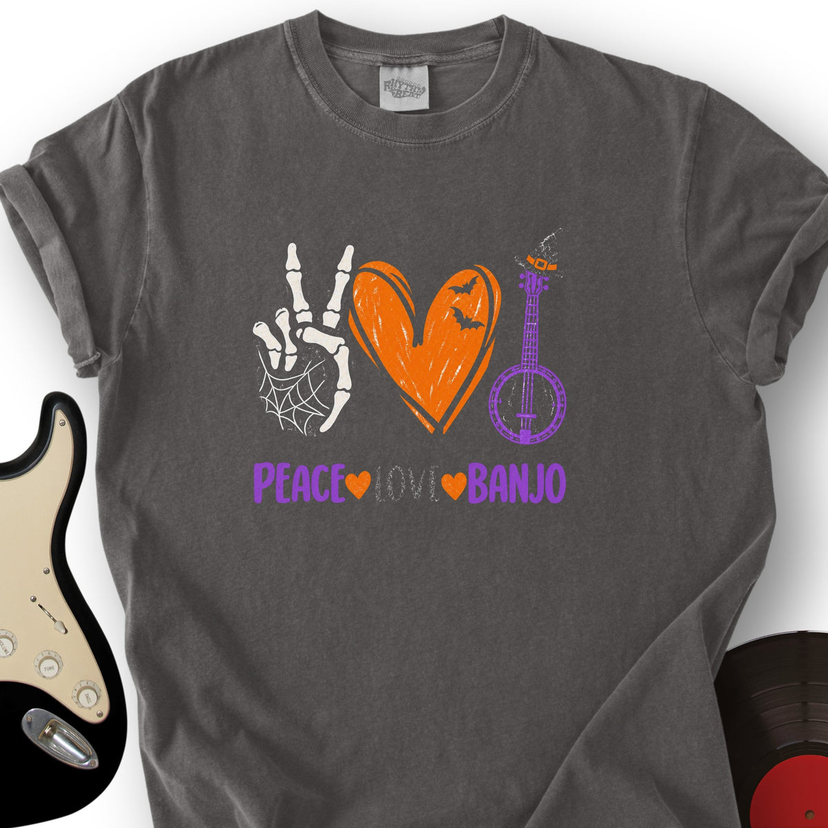 Peace Love Banjo T-Shirt product image 2