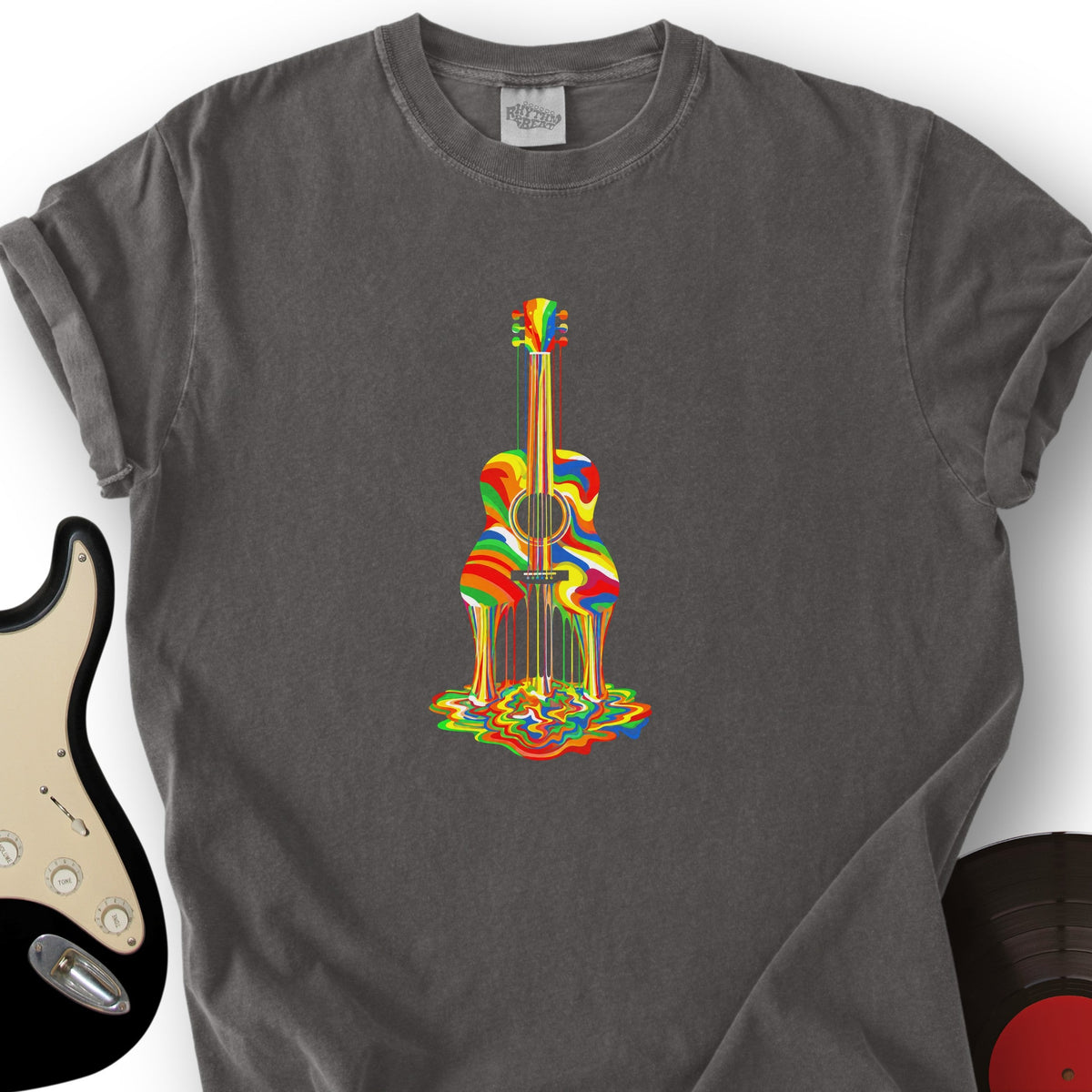 Melting Rainbow Acoustic T-Shirt product image 7