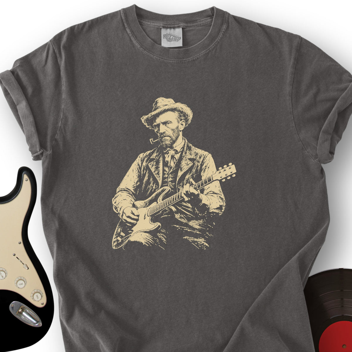 Van Gogh Guitar T-Shirt product image 4