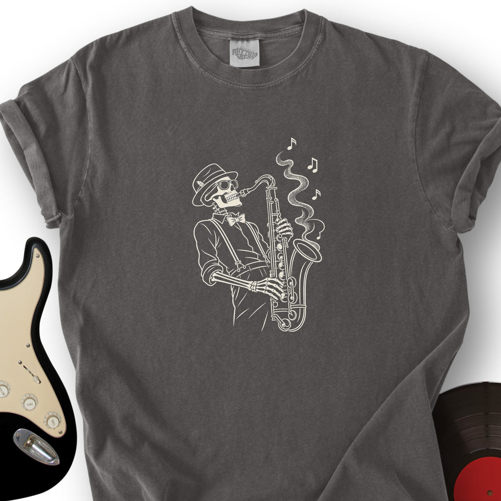 Skeleton Saxophone T-Shirt product image 4