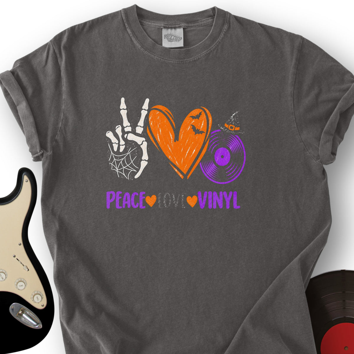 Peace Love Vinyl T-Shirt product image 3