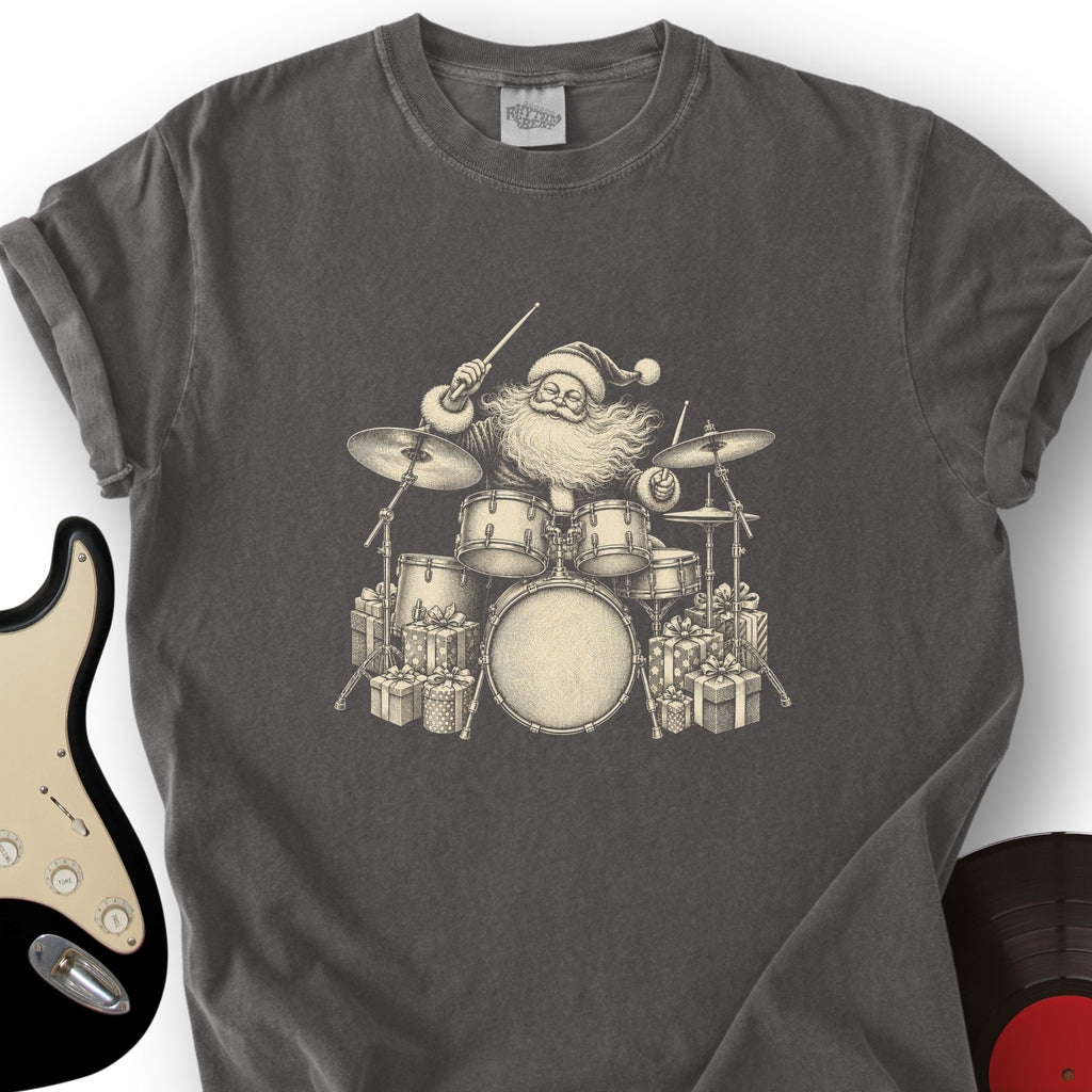 Santa Drummer T-Shirt product image 3