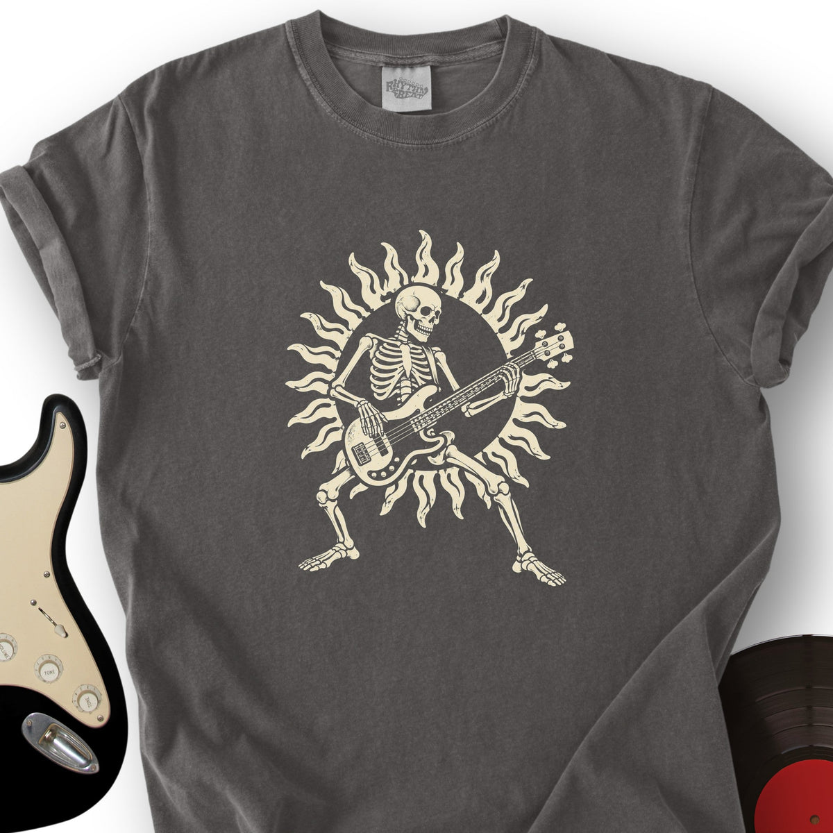 Skeleton Bassist Sunburst T-Shirt product image 2