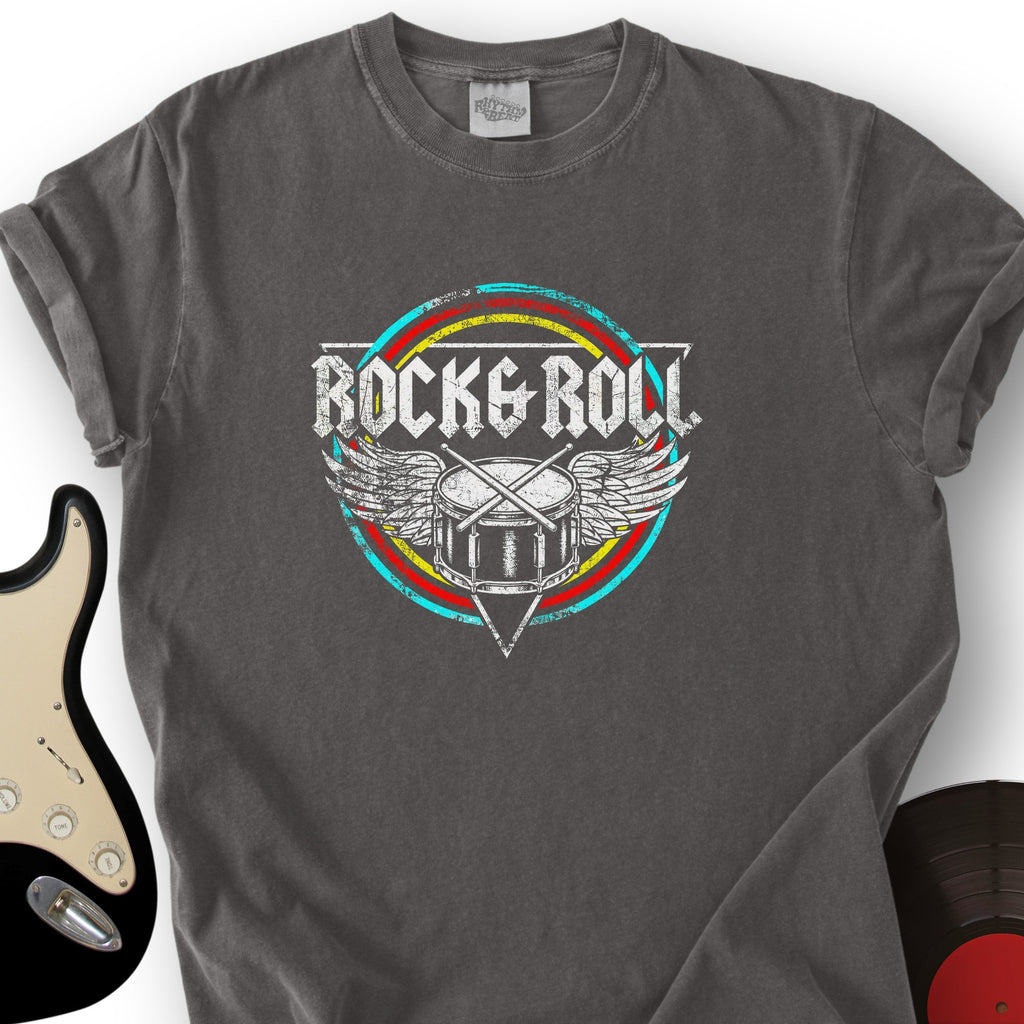 Retro Rock And Roll Drums T-Shirt product image 7