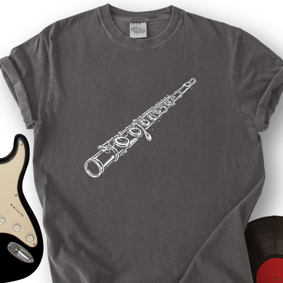 Flute Sketch T-Shirt product image 5