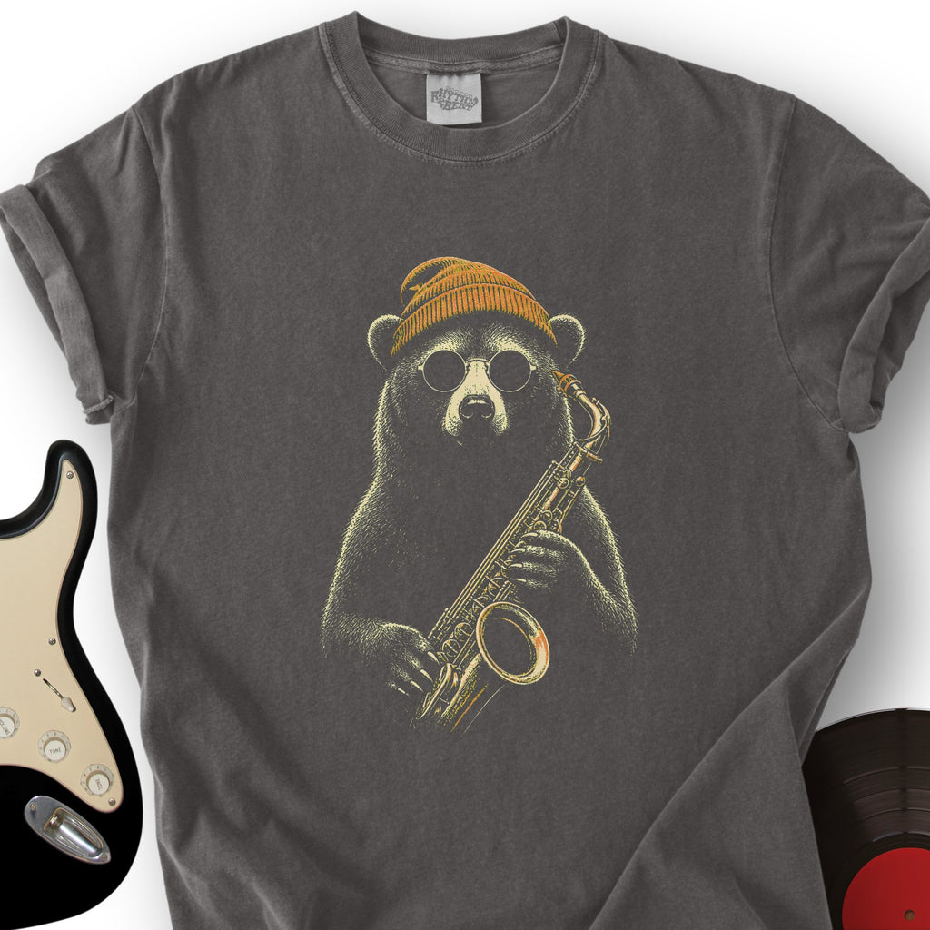 Bear Saxophone T-Shirt product image 8