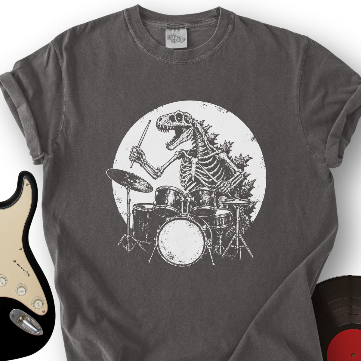 Dinosaur Drummer T-Shirt product image 2