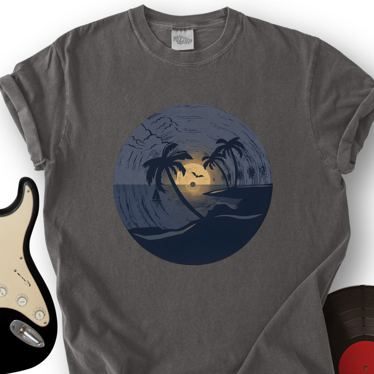 Moonlit Shoreline Spin T-Shirt product image 8