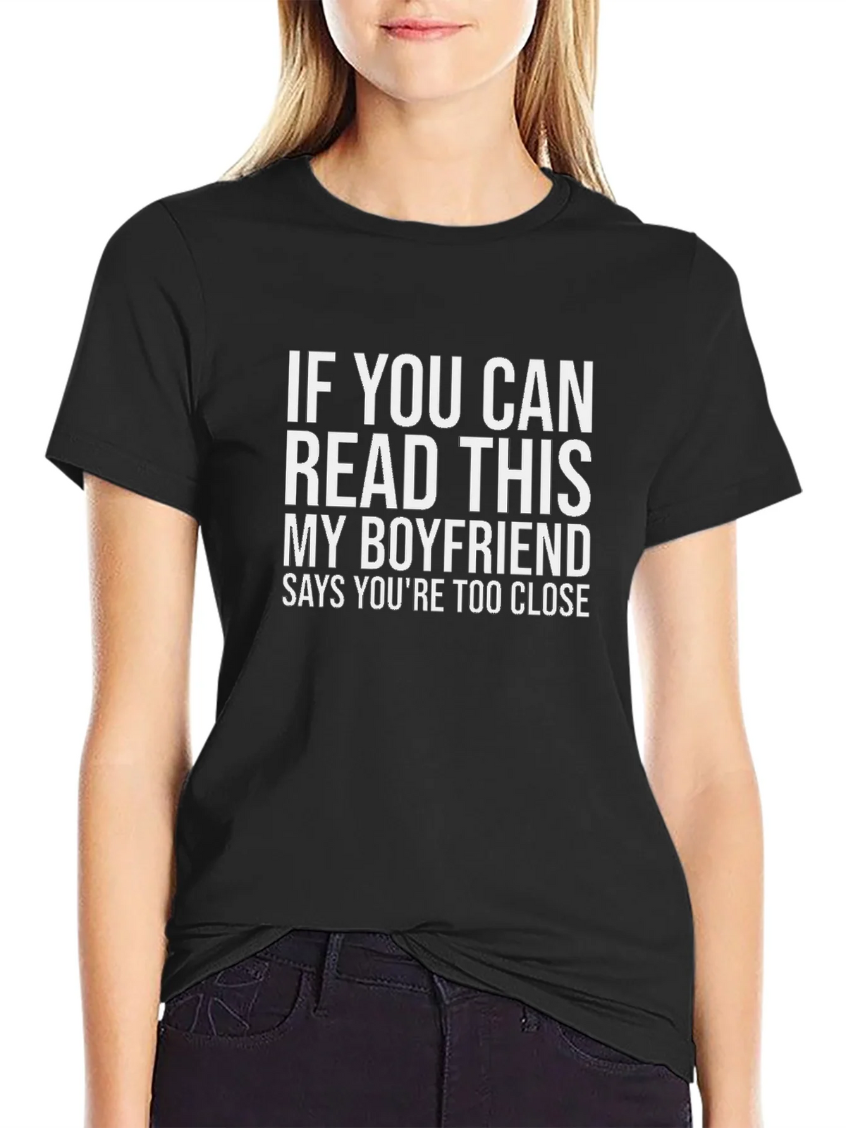 Boyfriend Too Close Funny Graphic Tee product image 2