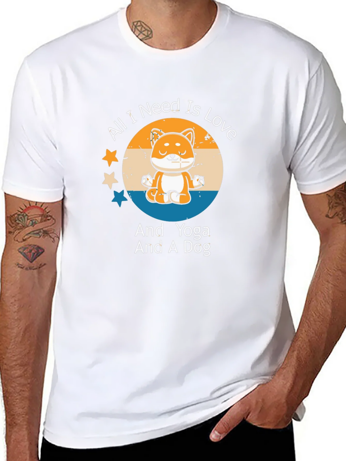 Yoga Dog Lover T-Shirt - All I Need Is Love product image 7