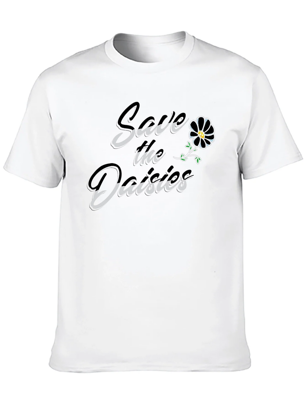 Save The Daisies Black Graphic Tee product image 7
