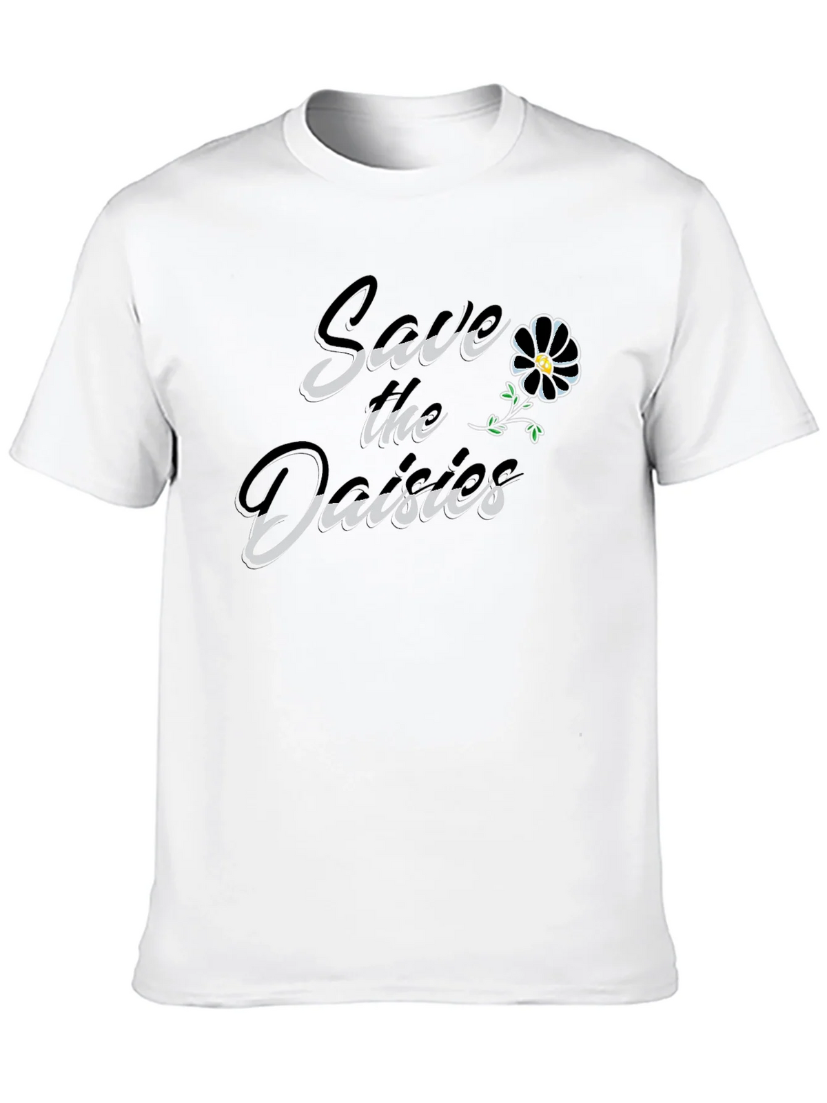 Save The Daisies Black Graphic Tee product image 7
