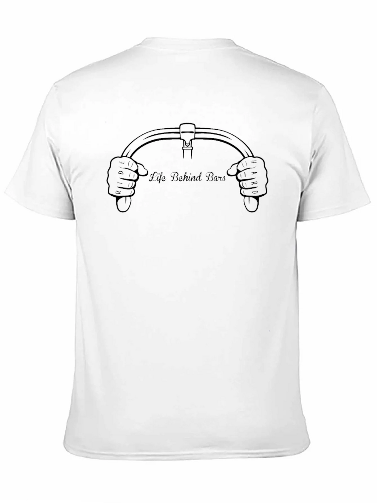 Life Behind Bars T-Shirt - Motorcycle Handlebar Design product image 10