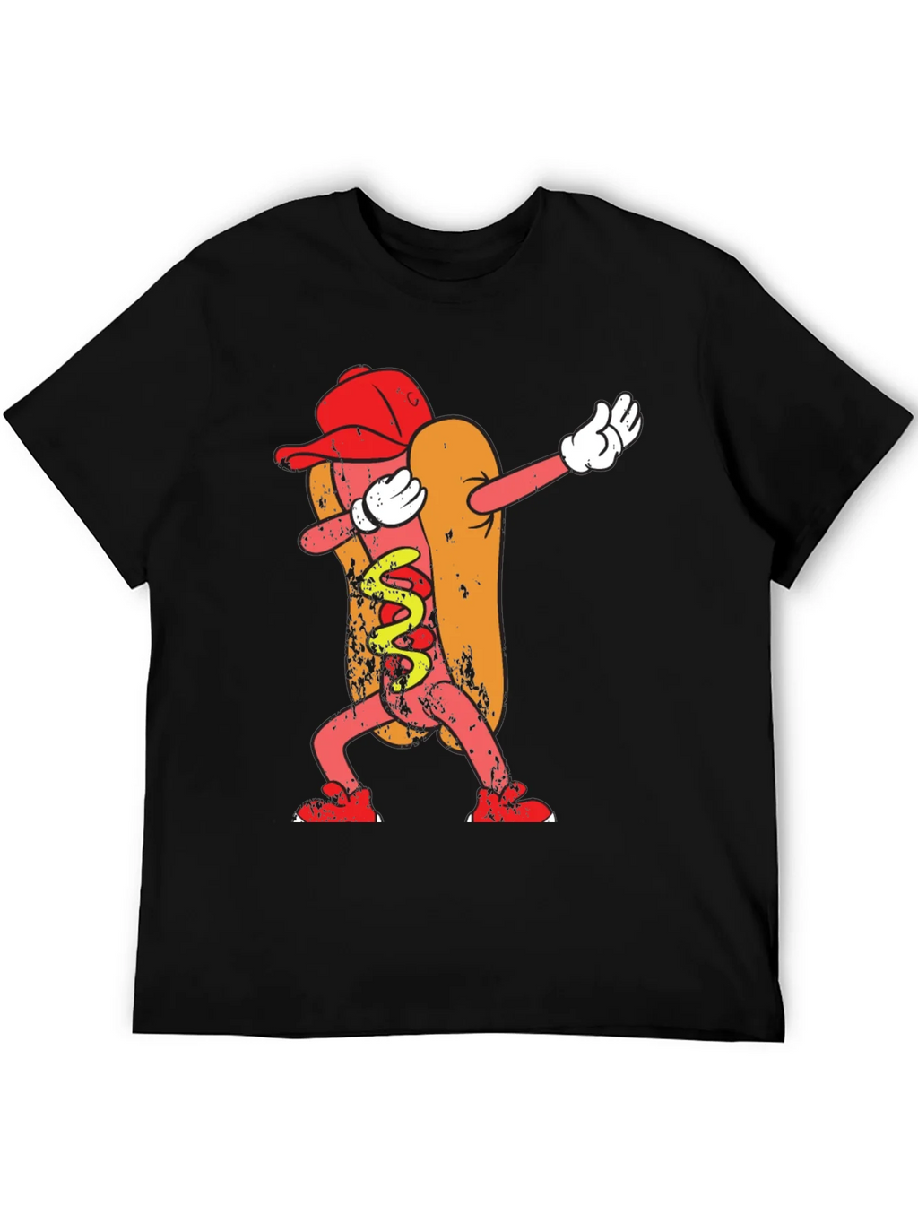 Dabbing Hot Dog Graphic Tee product image 5