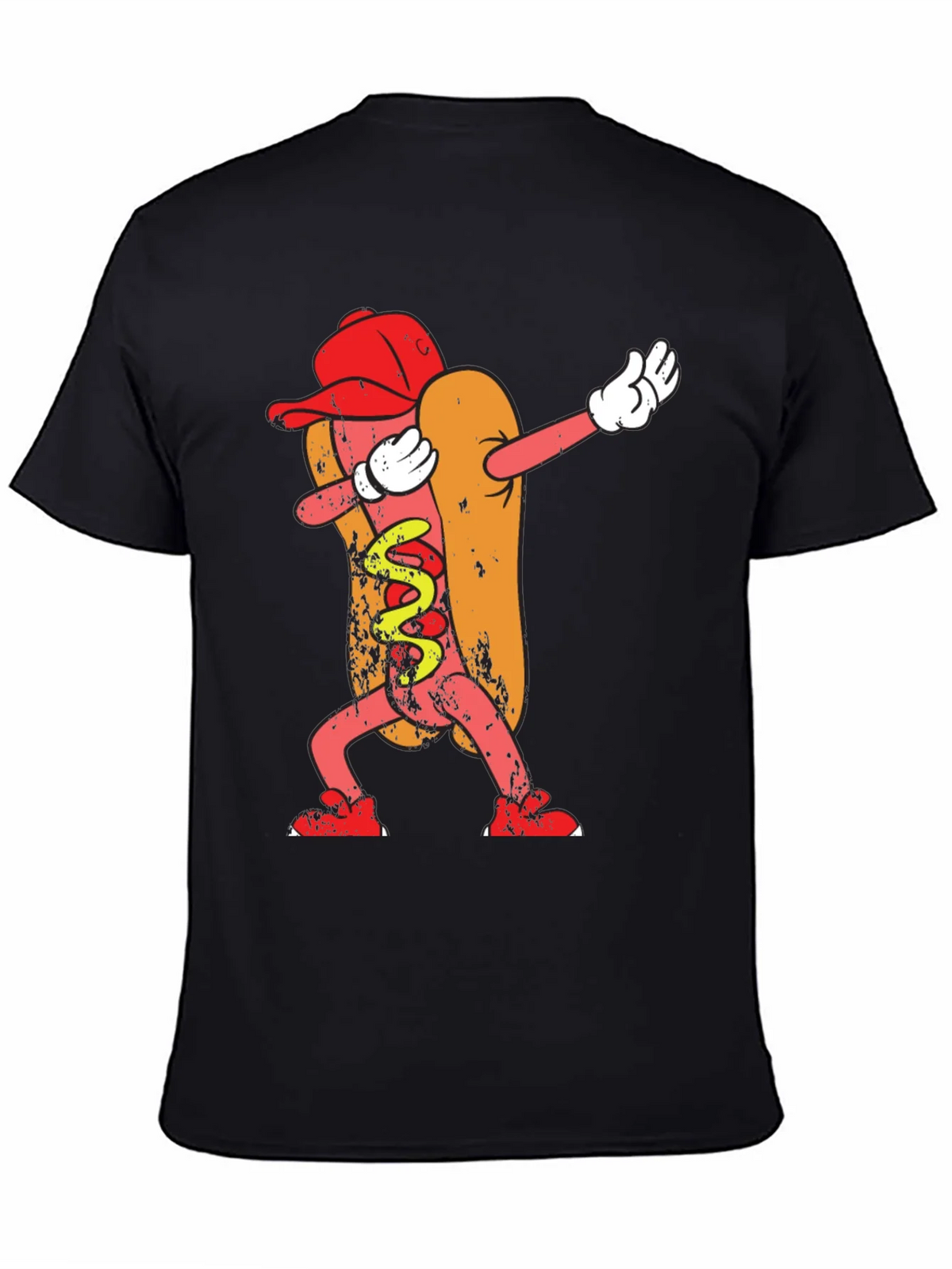Dabbing Hot Dog Graphic Tee product image 4