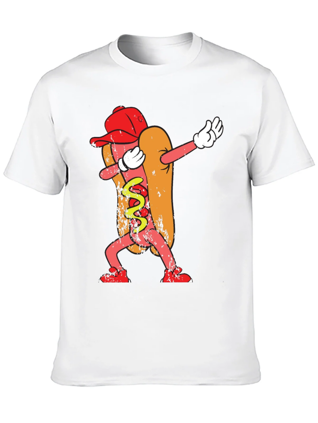 Dabbing Hot Dog Graphic Tee product image 9