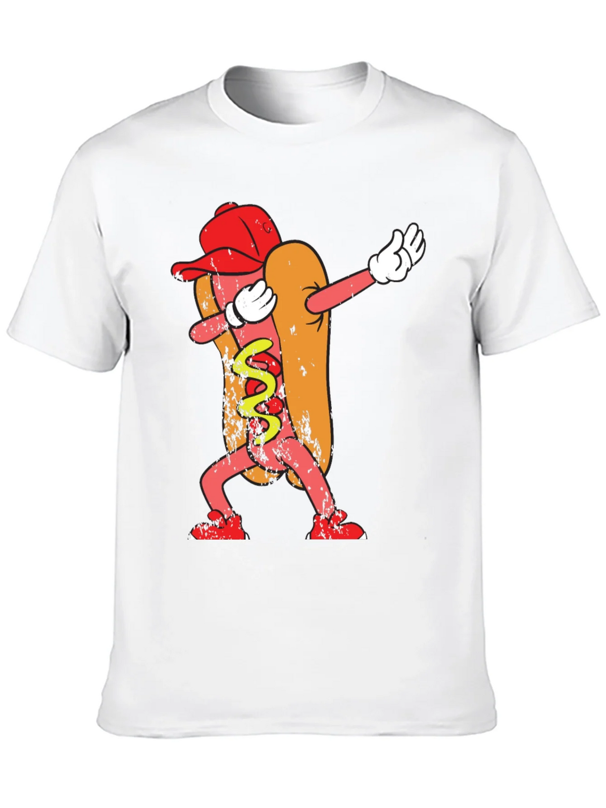 Dabbing Hot Dog Graphic Tee product image 9