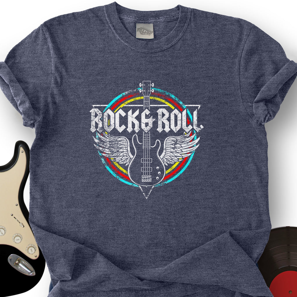 Retro Rock And Roll Bass T-Shirt product image 4