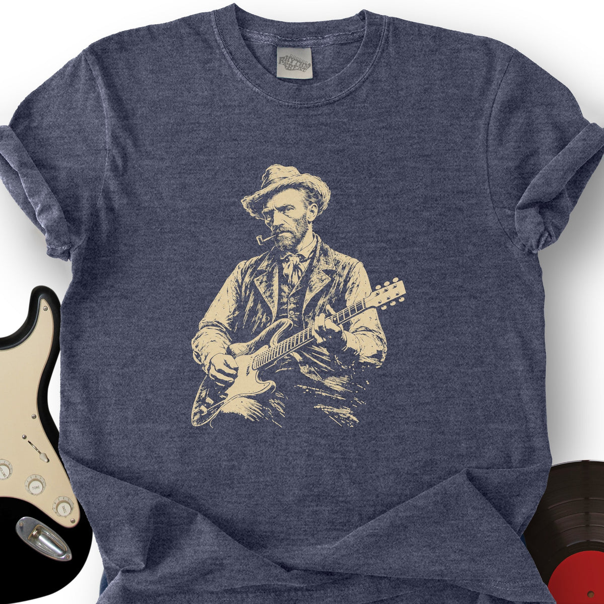 Van Gogh Guitar T-Shirt product image 5