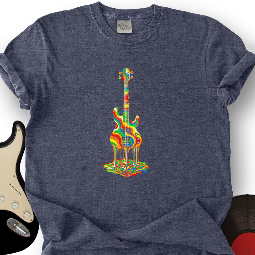 Melting Rainbow Bass T-Shirt product image 2