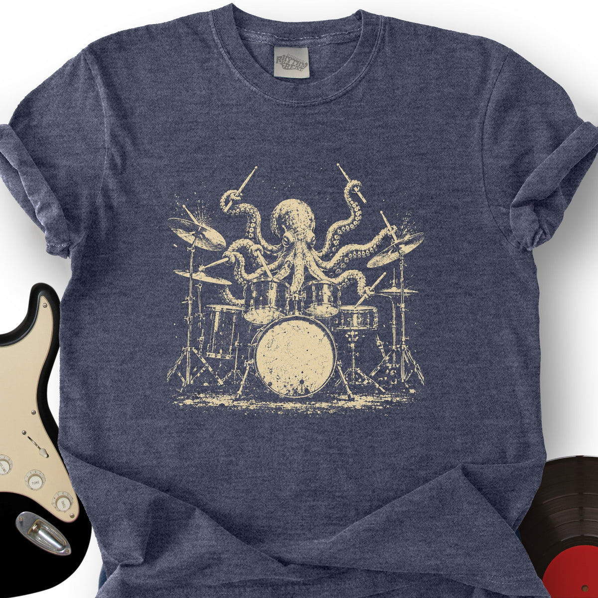 Tentacle Drummer T-Shirt product image 2